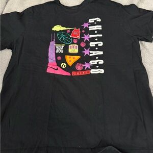 Jordan Men’s XL Chicago Black Graphic T-Shirt